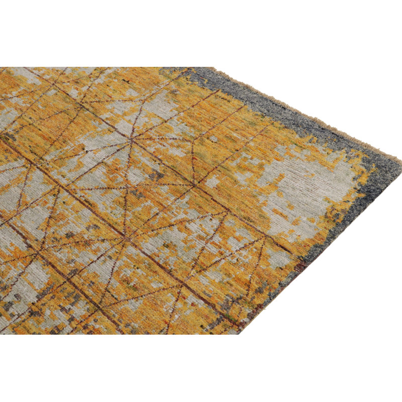Wool Abstract Area Rug