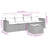 Vidaxl Garden Sofa Set Grey