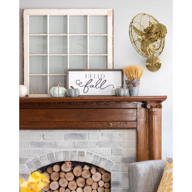 Ventilateur mural 20 "Matthews Fan Company, Laiton poli