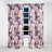 Ethereal Floral Delight Victorian Pattern III - Floral Curtain - Velvet Room darkening - 1 panel-95458644