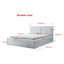 Easy Assembly Gas Liftting Ottoman Bed Frame with 10 Year Warranty Quick Setup Gas Lift Storage Bed -818605864-818605871