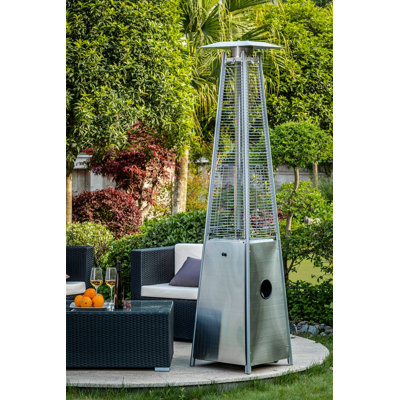 Chauffe-terrasse en quartz Quartz Galss