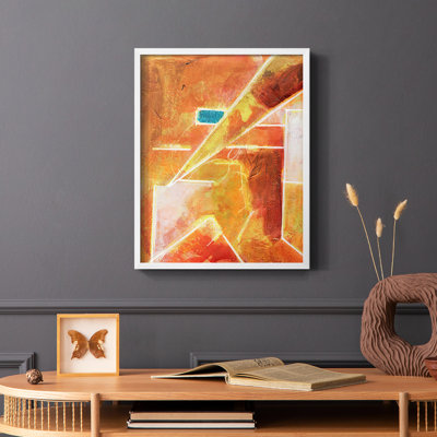 Primary Connection VI Framed Print - Solid Wood
