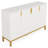 Modern Sideboard Buffet, 59" Luxury Buffet Storage Cabinet With 4 Doors-1634875106