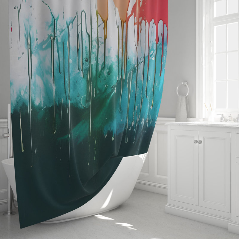 Rideau de douche Cristaly, H 72 po x l 70 po