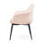 Teegan 19'' H Upholstered Metal Armchair-438107533-490950966