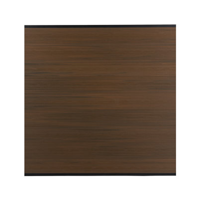 6ft. H x 6ft. W Pricacy Weatherproof Wood Plastic Composite Fence Panel (9 Pieces Excludes Post)
