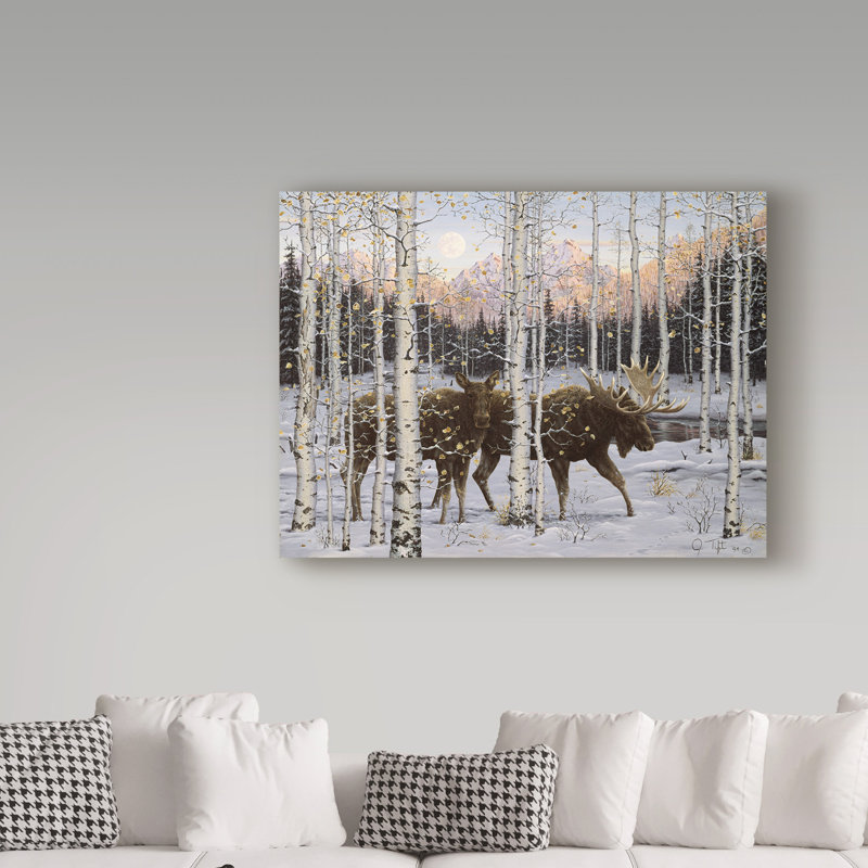 «Forest Twilight» par Fazulla, impression sur toile tendue, H 18 po x l 24 po x P 2 po