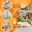 Support à fleurs doré de 60 cm (23,6 pouces) pour mariage, colonne en métal, support à fleurs pour arrangement floral