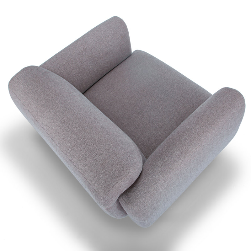 Tulum Armchair, Metro Gray Linen Blend