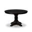 L'ensemble de table de salle à manger 7 pièces comprend une table de salle à manger et 6 chaises Parsons en tissu de polyester beige à haut dossier - finition sablée-626245096-630716079-630716081