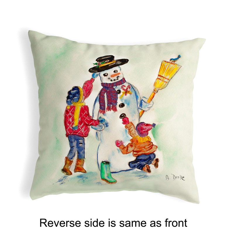  Coussin Snowman