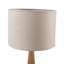 Manveen 20" Natural Solid Wood Table Lamp