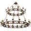 Rustic Lodge 16 - Light Chandelier