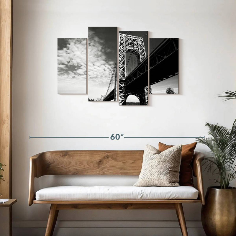 Lilie George Washington Bridge BW, 27'' H x 43'' W