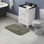 Tapis pour salle de bain en nylon Treye avec envers antidérapant-1736098494-1736098484