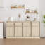 Grande armoire buffet avec tiroirs, poirier