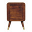 Avora Embossed 2 Drawer Chestnut Mykonos
