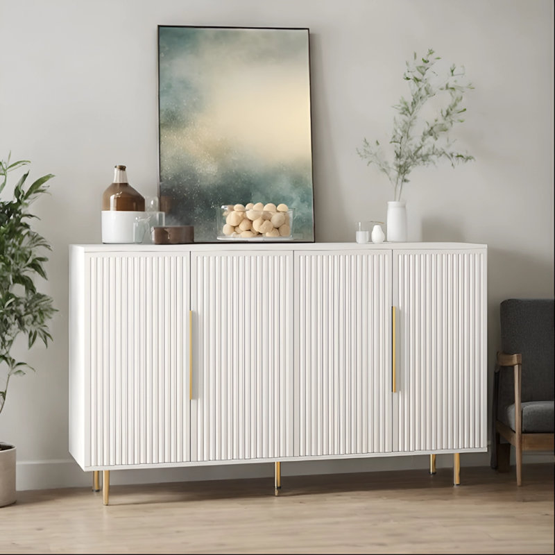 Martrel 56.68'' Wide Sideboard, White