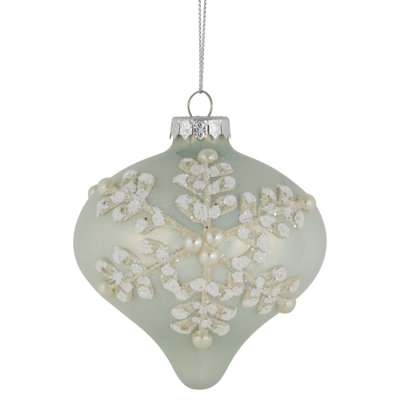 4'' Glass Hanging Figurine Ornament