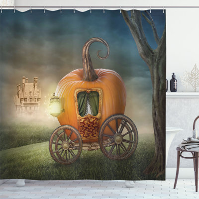 Dakota Fields Fantasy Shower Curtain Cartoon Tale Multicolor