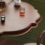 Table de salle à manger en bois massif noyer et noir-772641277