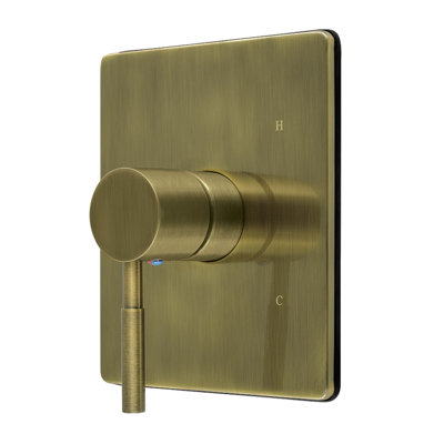 Kingston Brass Concord Single-Handle Pressure Balanced Tub and Shower Faucet Valve and Trim Kit