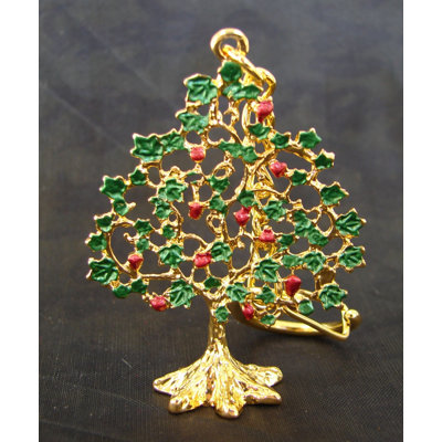 Feng Shui Import 2'' W Gold/Red/Green Key Chain