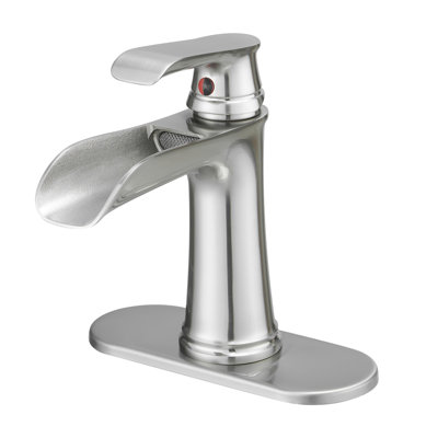 Robinet de lavabo monotrou en laiton