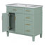 Meuble-lavabo de salle de bain avec lavabo en résine, armoire de salle de bain moderne