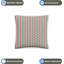 Indoor / Outdoor Ikat White Square Cushion Cover-183715307