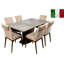 Anaelle 6 - Person Dining Set
