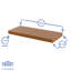 Harbour Housewares - Modern Floating Wall Shelves-582849701-582849700