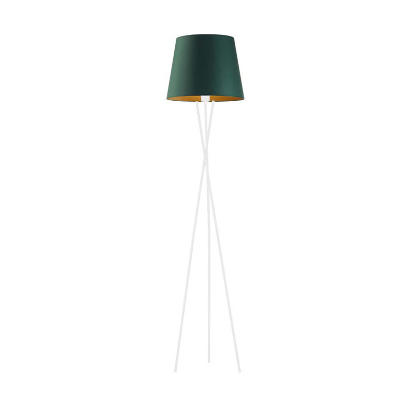Shullsburg 165cm Tripod Floor Lamp, Green, White