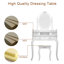 Ensemble coiffeuse avec miroir Hoglund-1236741406