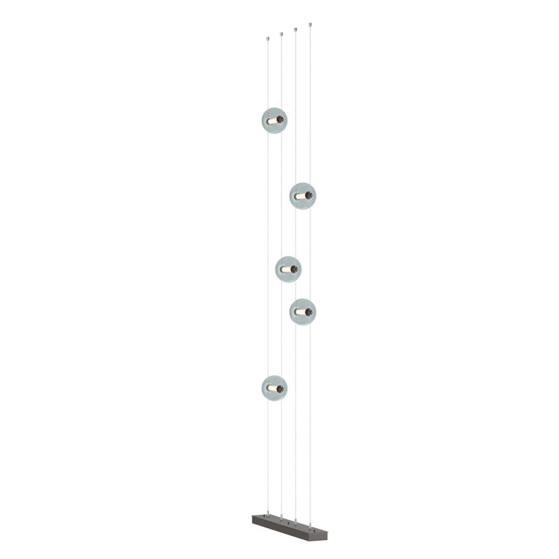 Abacus 240" LED Novelty Floor Lamp, Gray, Oil Rubbed Bronze