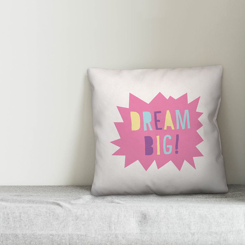  Dream Big Throw Pillow