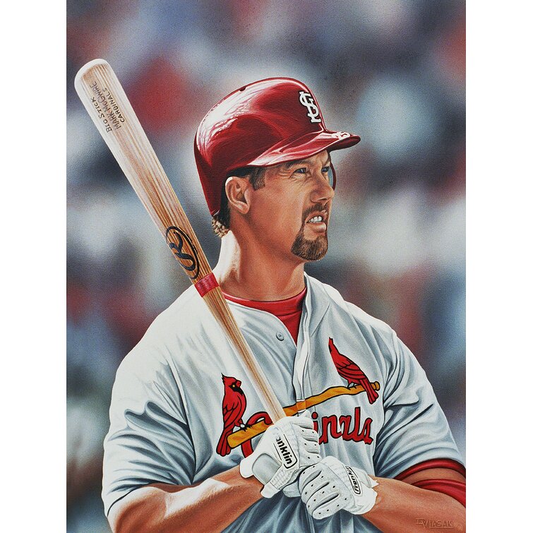 Bless international Mark McGwire St. Louis Cardinals On Canvas Print