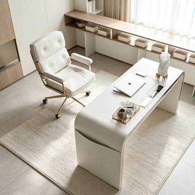 Italian minimalist modern office desk
