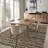 Vintage Living Room Rug 8 x 10 Washable Farmhouse Geometric Accent Carpet with Non Slip Backing Large Soft Low Pile Area Rug Tribal Floor Cover for Dining Room Bedroom Dark Linen-757436-757427