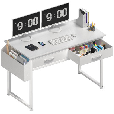 Writing Desk With Drawers Computer Table Vanity Desk