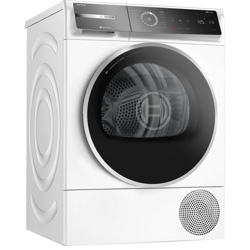 Bosch 500 Series Electric Ventless Dryer With Heat Pump 24 Inch in White