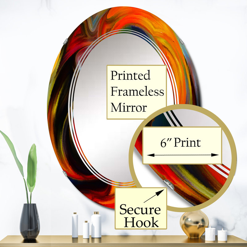 Oval Mirror, 36" x 24"