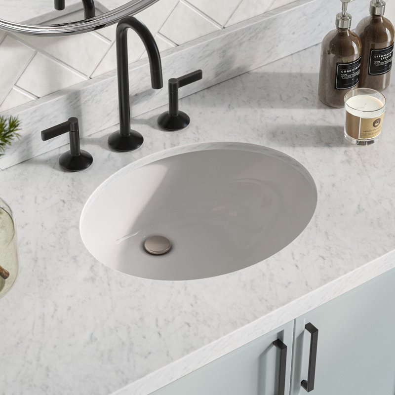 ARIEL Kellie 49 Single Sink Bathroom Vanity with Italian Carrara Marble Top, Gray, 49"