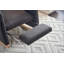 Chaise berçante en coton et lin avec repose-pieds réglable-749894790
