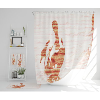 Natifah Polyester Shower Curtain Set
