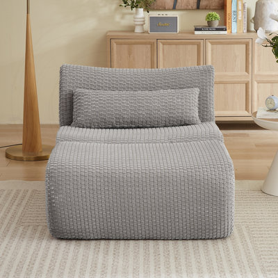 Oversized Loveseat Sofa, Cloud Boneless Couch for Living Room, Modern Modular Sectional with Plush Comfort
