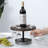 Tabletop Wine Bottle and Glass Rack