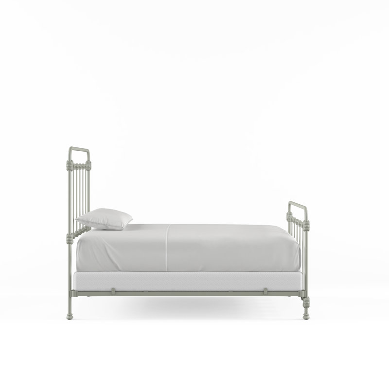 160 Picket Fence Bed | Complete Standard, Sage Green, Twin