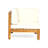Oana 2-Piece Love Seat Set, Beige-1030575003-1030574996